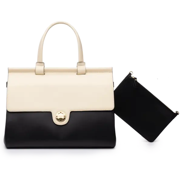 Emma Traveler 39 bag in Black Vanilla color
