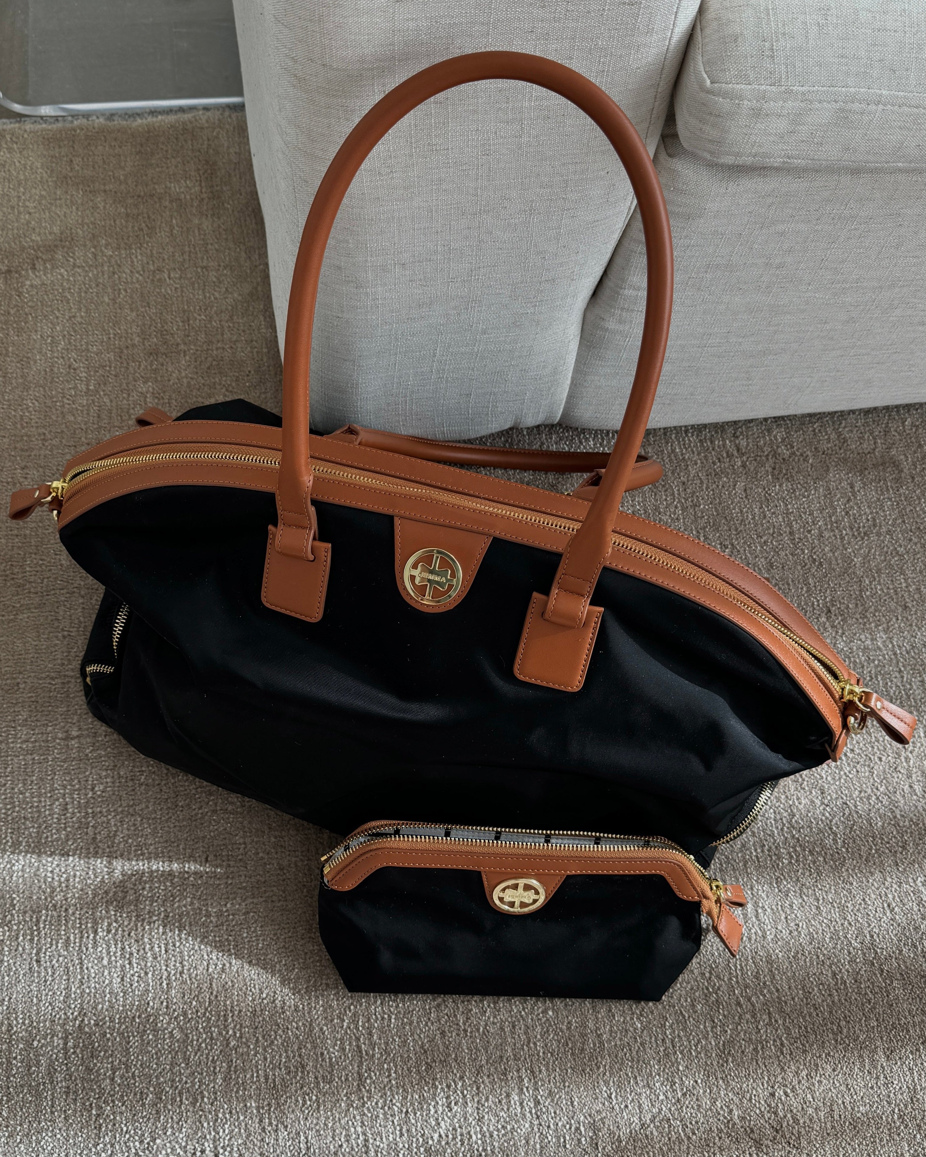 Color - Black With Brown Trim